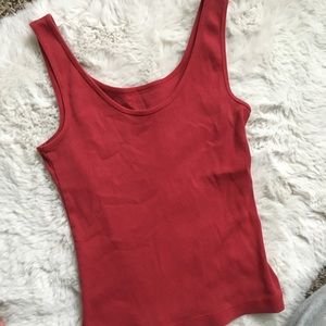 red brandy melville tank top